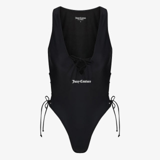 Juicy Couture Costum baie (intreg) ONE PIECE SWIMSUIT WITH LATTICE DETAIL 