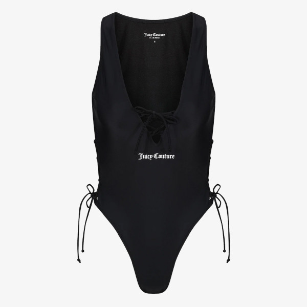 Juicy Couture Costum baie (intreg) ONE PIECE SWIMSUIT WITH LATTICE DETAIL 
