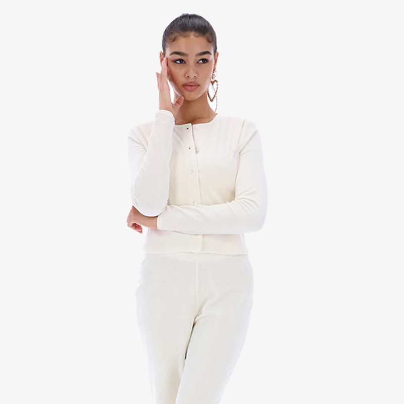 Juicy Couture Hanorac CREAM RIB VELOUR CARDIGAN<br /> 