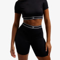 Juicy Couture Pantaloni scurti RAYON RIB CYCLING SHORTS 