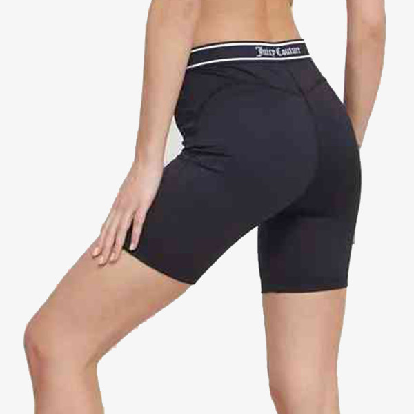 Juicy Couture Pantaloni scurti RAYON RIB CYCLING SHORTS 