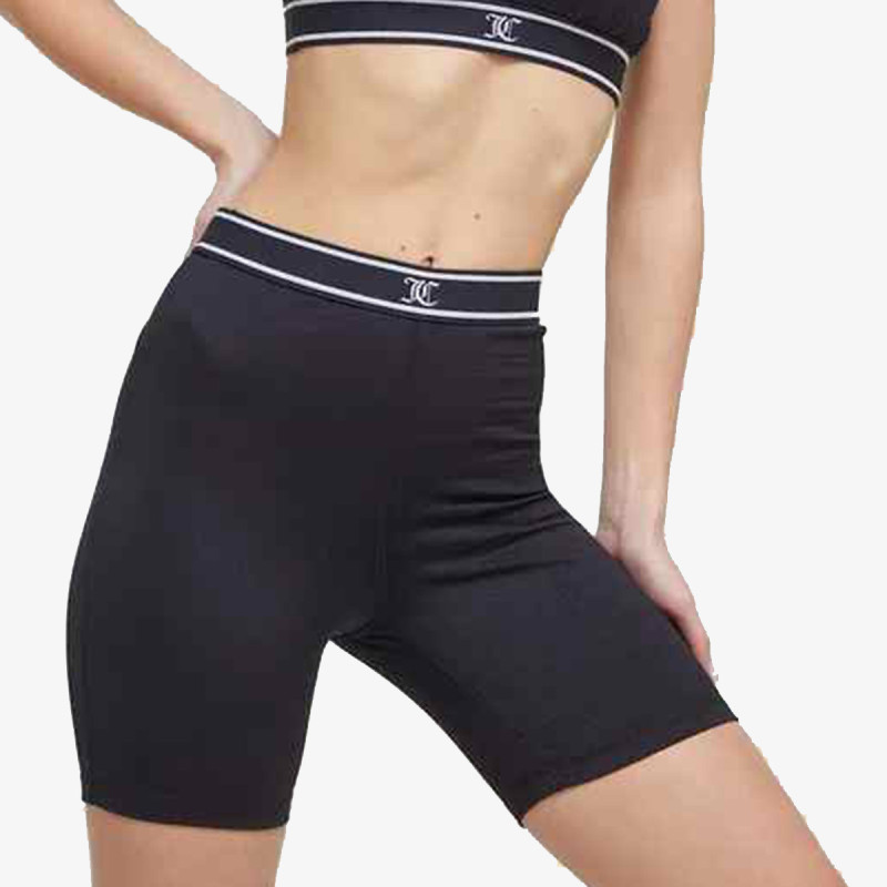 Juicy Couture Pantaloni scurti RAYON RIB CYCLING SHORTS 