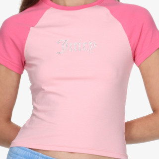 Juicy Couture Tricou Contrast Raglan Baby 