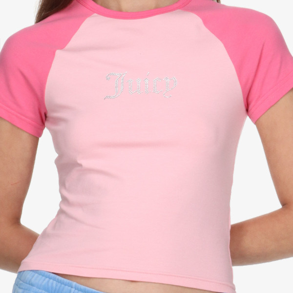 Juicy Couture Tricou Contrast Raglan Baby 