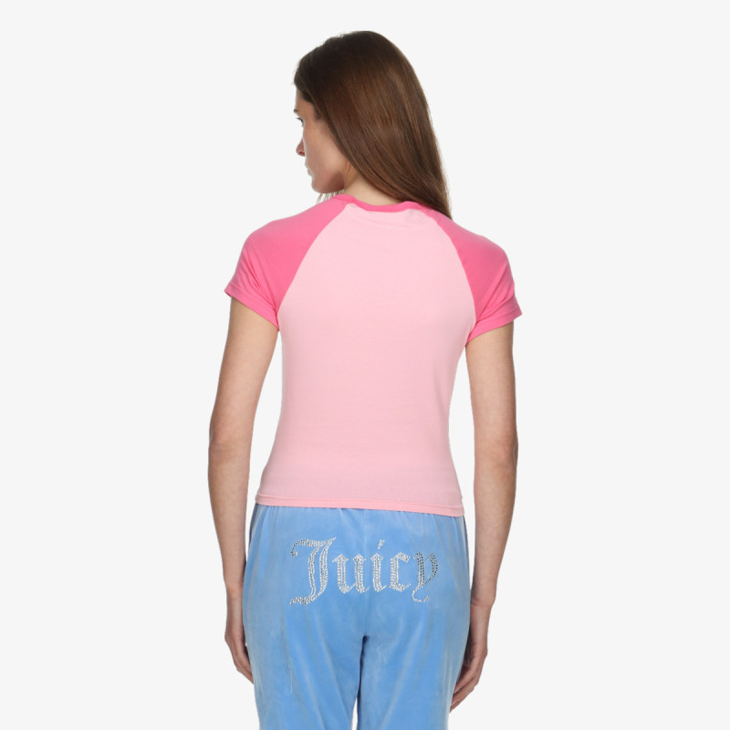 Juicy Couture Tricou Contrast Raglan Baby 