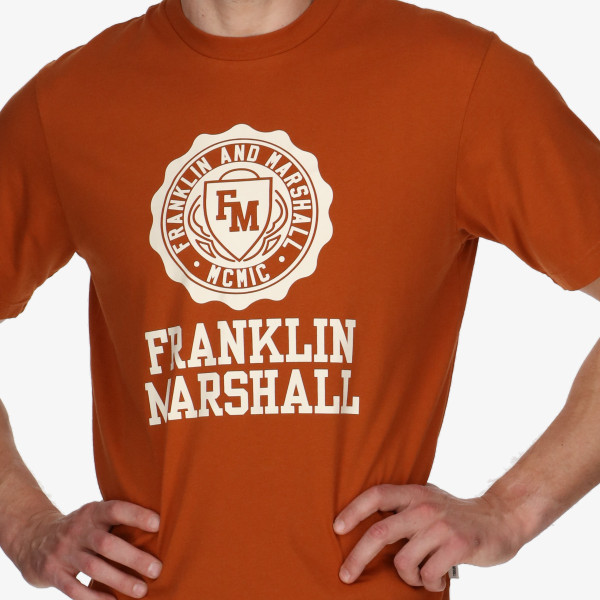 Franklin & Marshall Tricou PIECE DYED 24/1 JERSEY 