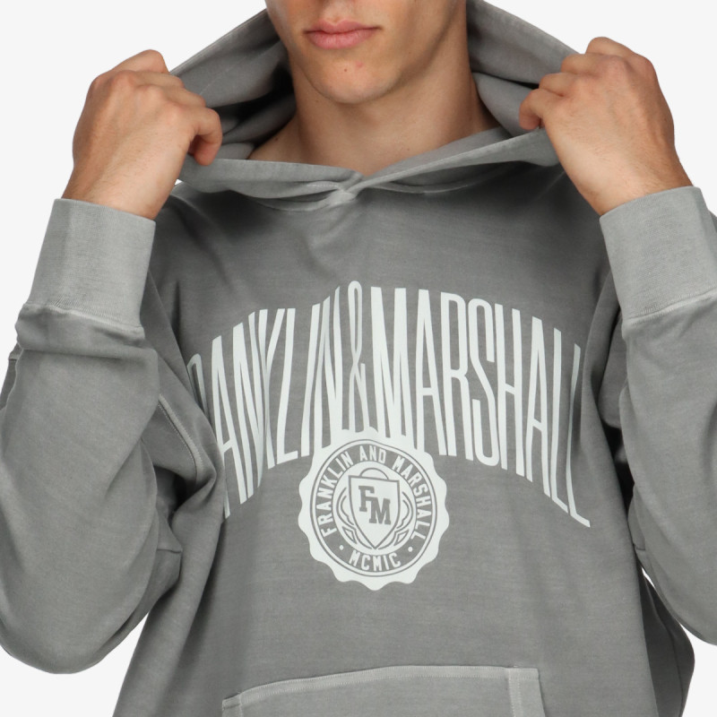 Franklin & Marshall Hanorac OLD GMT DYED INTERLOCK FLEECE 