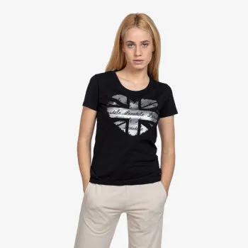 LONSDALE Tricou Flag Logo Heart T-Shirt 