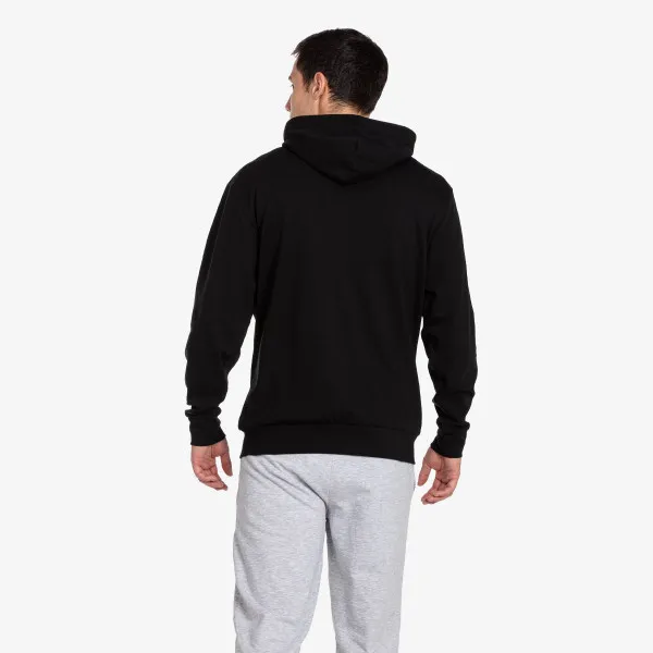 LONSDALE Hanorac Black Col Half Zip Hoody 