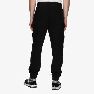 LONSDALE Pantaloni de trening Black London Cuffed Pants 