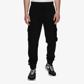 LONSDALE Pantaloni de trening Black London Cuffed Pants 