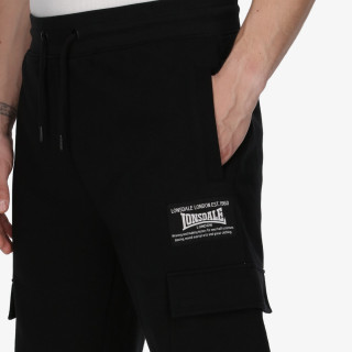 LONSDALE Pantaloni de trening Black London Cuffed Pants 