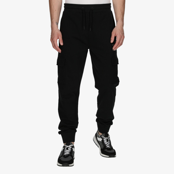 Lonsdale Pantaloni de trening Black London Cuffed Pants 