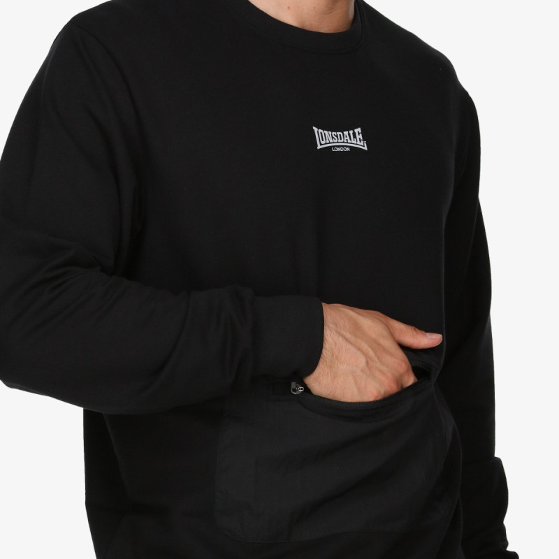 Lonsdale Hanorac Black Crewneck 