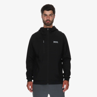 Lonsdale Hanorac Black Full Zip Hoody II 