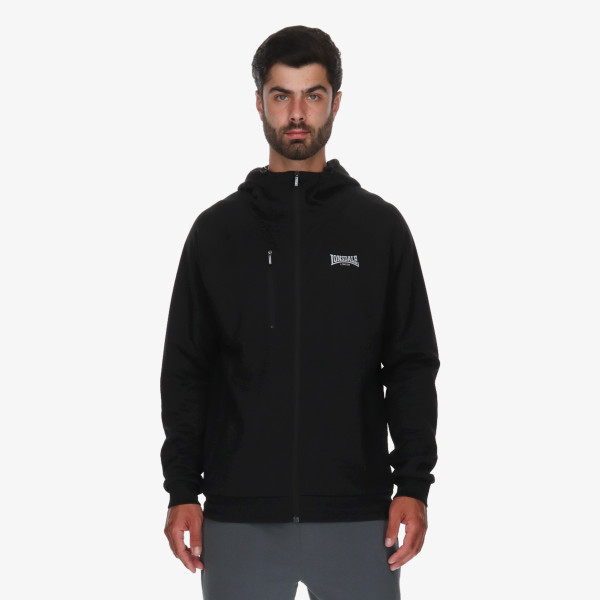 Lonsdale Hanorac Black Full Zip Hoody II 