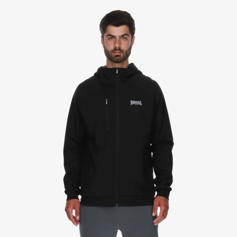 Lonsdale Hanorac Black Full Zip Hoody II 