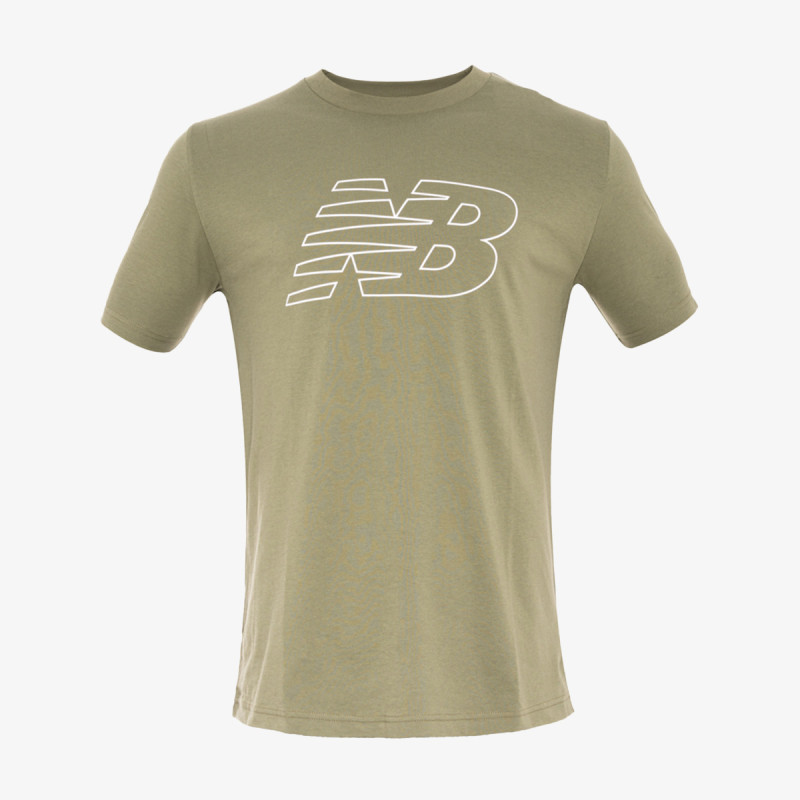 New Balance Tricou Flying NB T-Shirt Green 