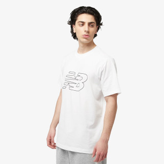 New Balance Tricou Flying NB T-Shirt White 