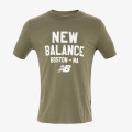 New Balance Tricou New Balance Stamp T-Shirt Green 