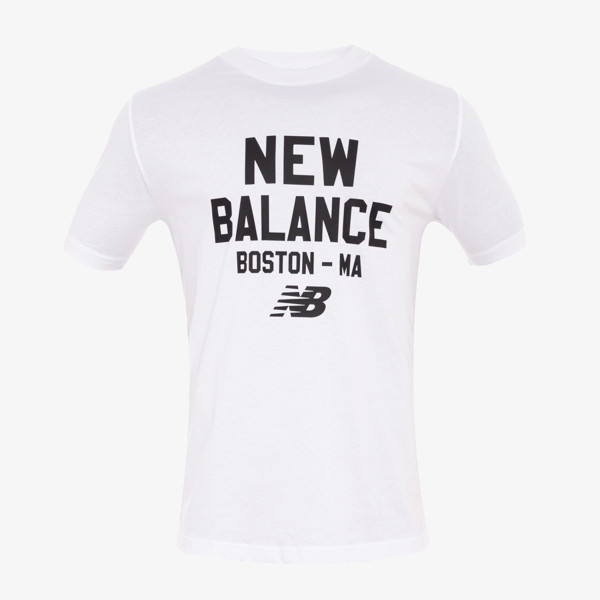 New Balance Tricou New Balance Stamp T-Shirt White 