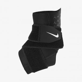 Nike Bretele PRO ANKLE SLEEVE WITH STRAP BLACK/WHITE 
