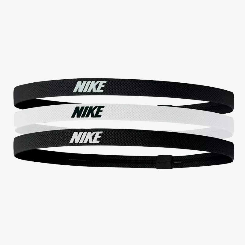 Nike Banda de cap NIKE ELASTIC HEADBANDS 2.0 3 PK BLACK/WH 