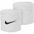 Nike Banderola NIKE SWOOSH DOUBLEWIDE WRISTBANDS WHITE/ 