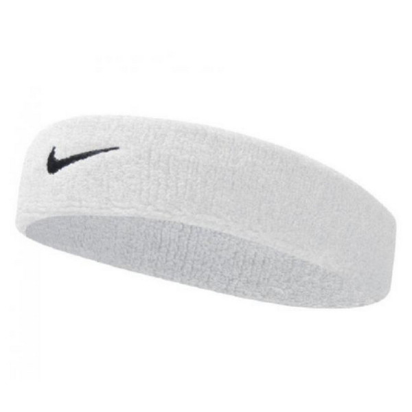 Nike BANDA DE CAP SWOOSH HEADBAND WHITE/BLACK 