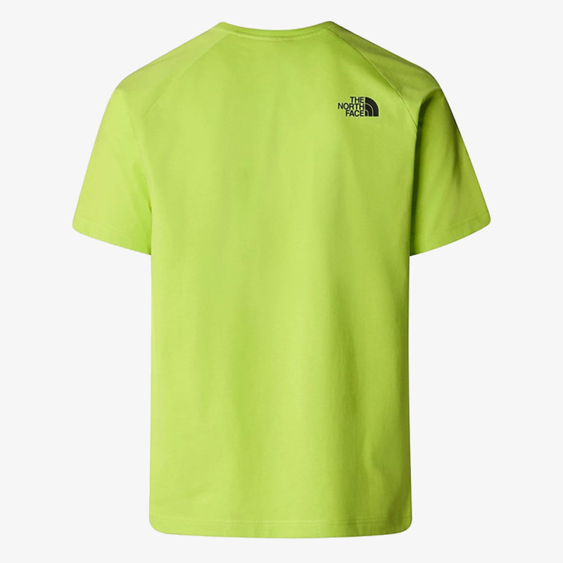 The North face Tricou M S/S RAGLAN REDBOX TEE FIZZ LIME 