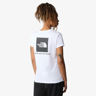 The North face Tricou W S/S REDBOX TEE TNF WHITE 