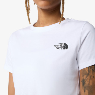 The North face Tricou W S/S REDBOX TEE TNF WHITE 