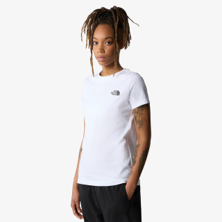 The North face Tricou W S/S REDBOX TEE TNF WHITE 