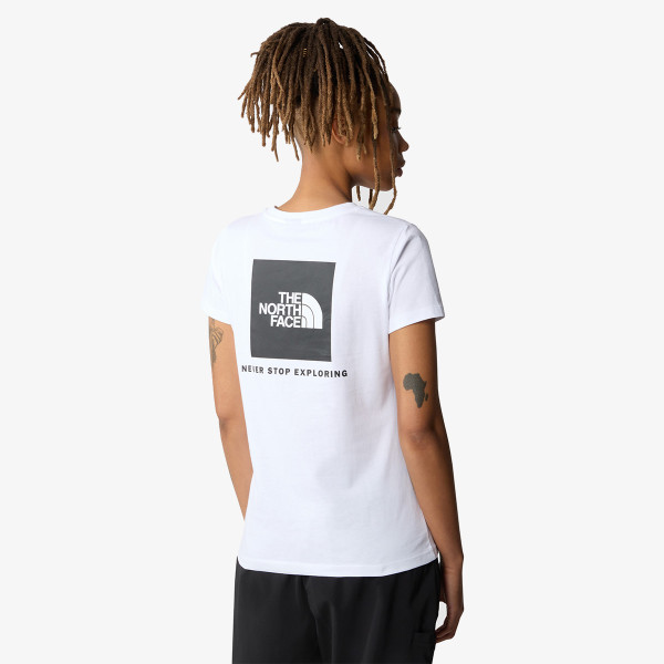 The North face Tricou W S/S REDBOX TEE TNF WHITE 