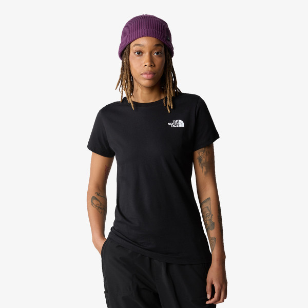 The North face Tricou W S/S REDBOX TEE TNF BLACK 