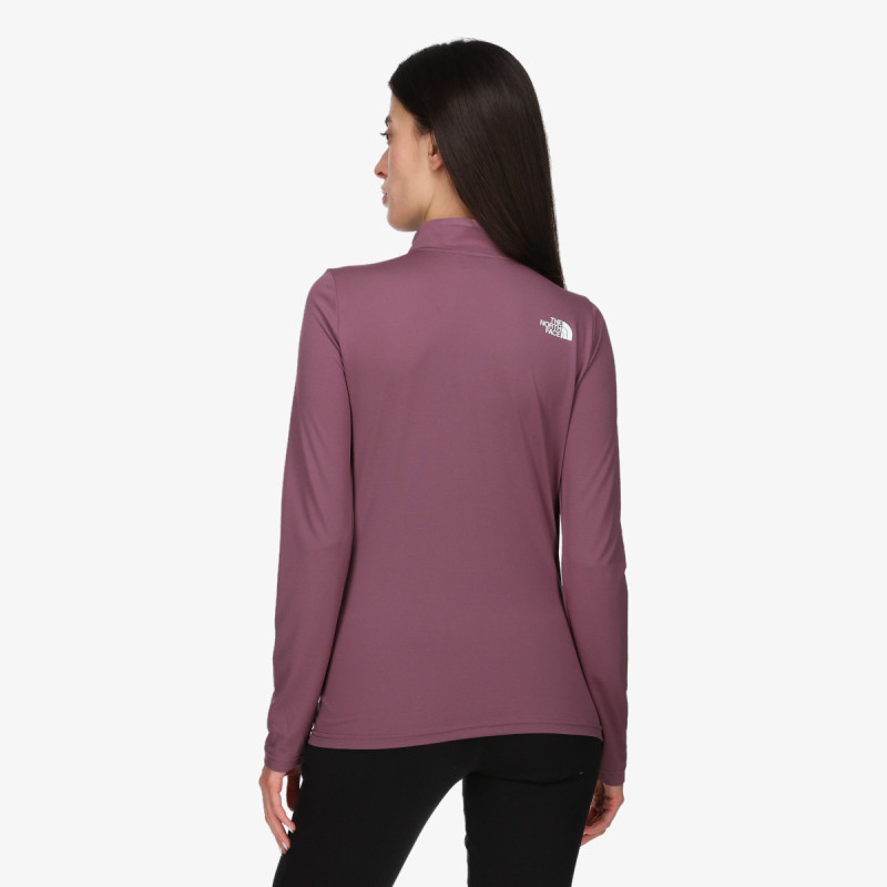 The North face Tricou maneca lunga W FLEX 1/4 ZIP TEE SLIM 