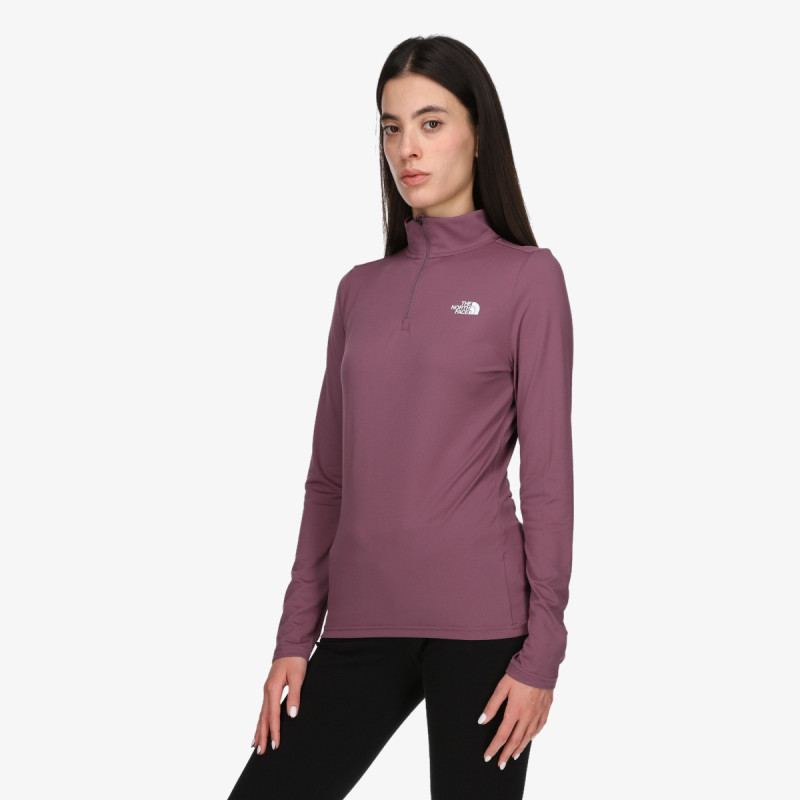 The North face Tricou maneca lunga W FLEX 1/4 ZIP TEE SLIM 