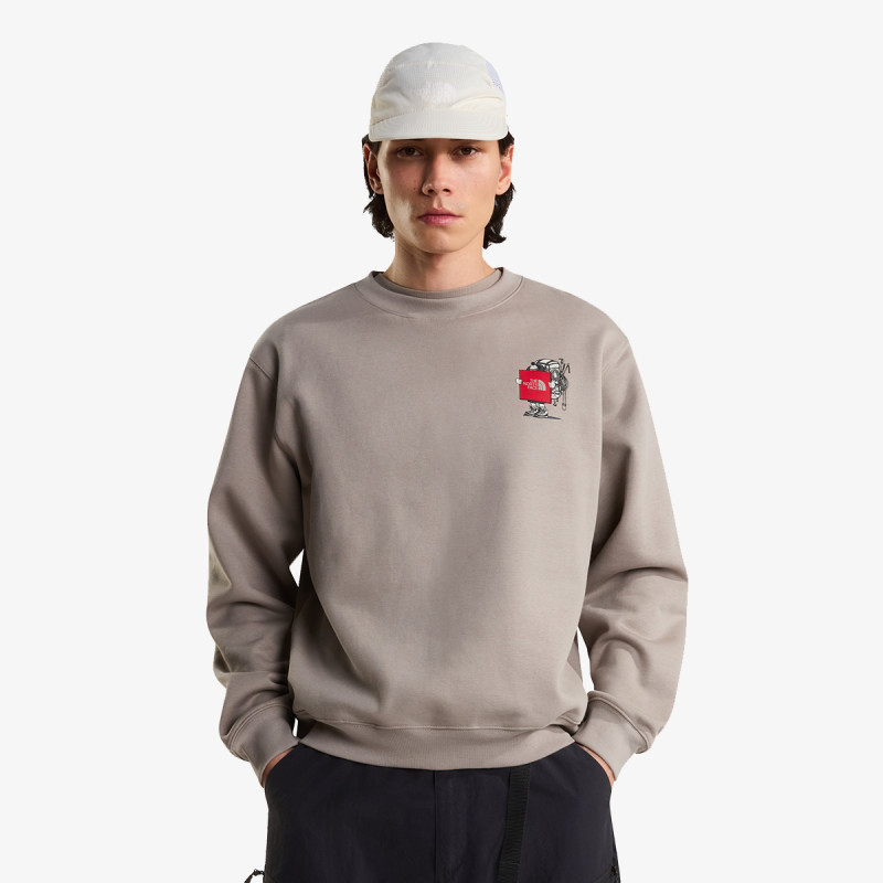 The North face Tricou U GEAR UP GET OUT RLX CREW-GRAPHIC 