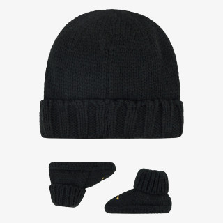 Set JHN CHUNKY KNIT HAT & BOOTIE S 
