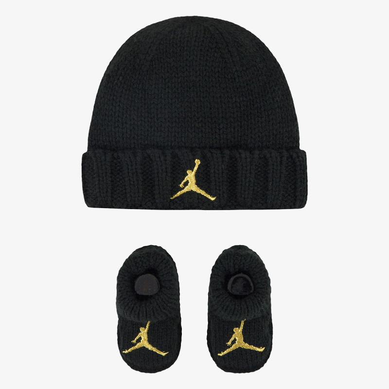 Set JHN CHUNKY KNIT HAT & BOOTIE S 