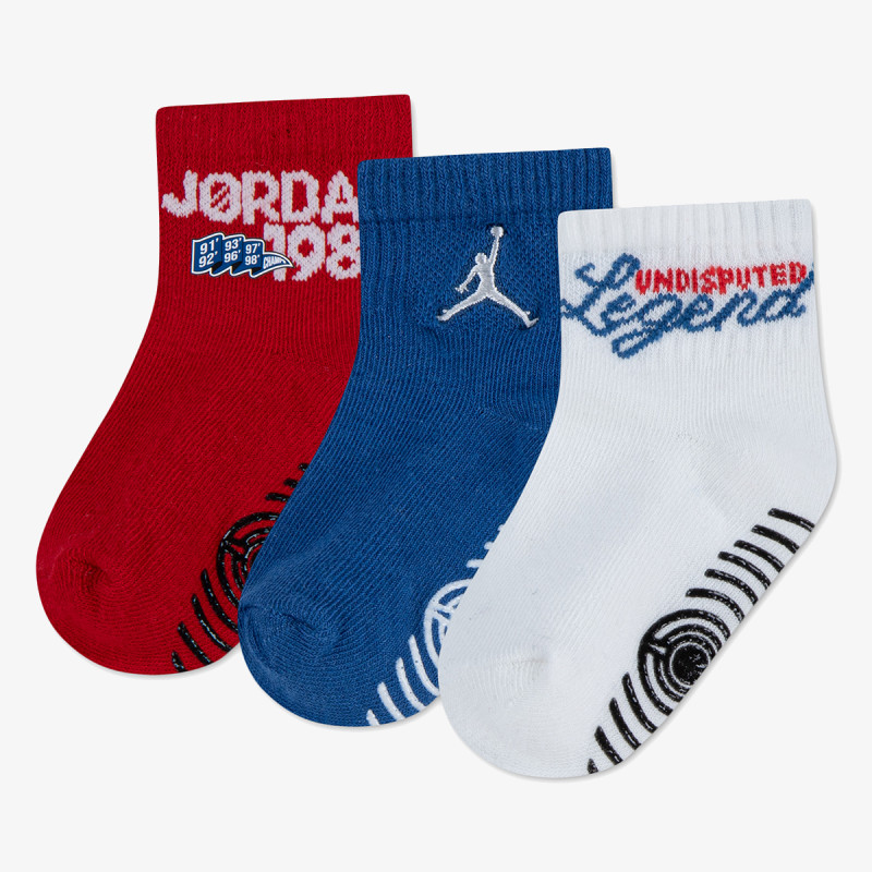 JORDAN Sosete JHB INF/TOD MJ AMRCA 3PK QTR 
