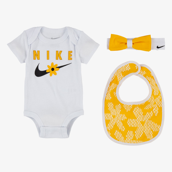 Nike Set HEADBAND, BODYSUIT & BIB  3-PIECE SET 