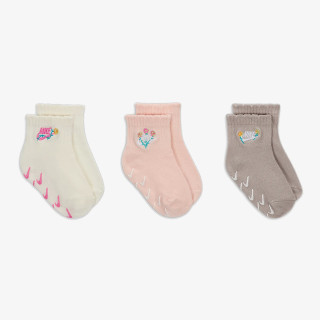 Nike Sosete NHG 3PK GIRLS FLOWRAL SOCK 