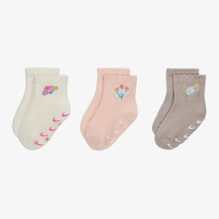 Nike Sosete NHG 3PK GIRLS FLOWRAL SOCK 