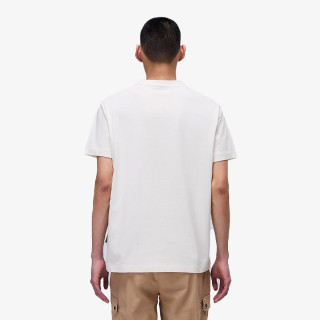Napapijri Tricou S-BOX LOGO SS N1A WHITE WHISPER