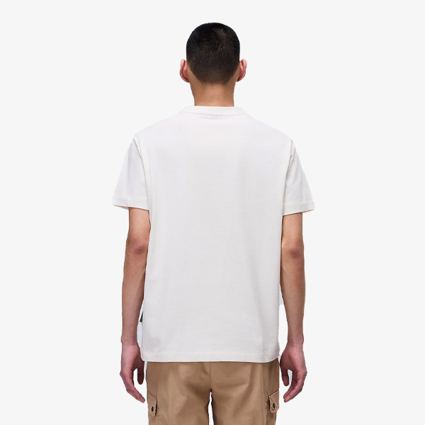 Napapijri Tricou S-BOX LOGO SS N1A WHITE WHISPER