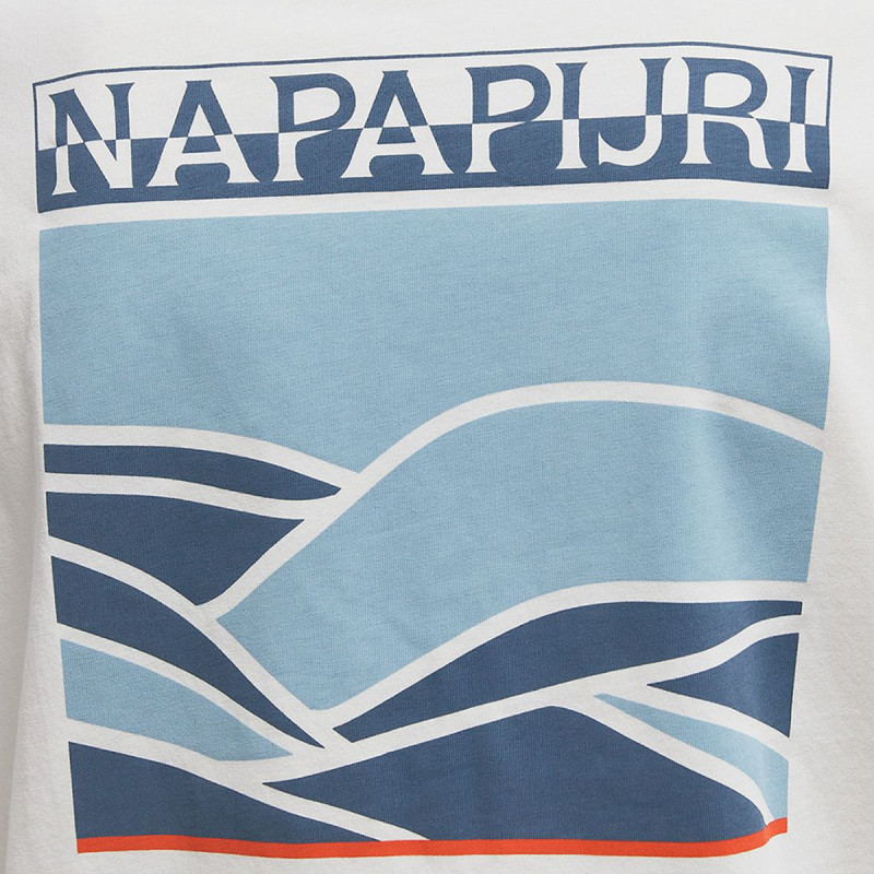 Napapijri Tricou S-SOVANA SS 206 WHITE HERON 