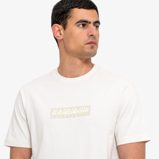 Napapijri Tricou S-Box Logo SS 1 White Whisper 