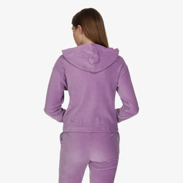 LUSSARI Hanorac LUSSARI Hanorac VELVET LOUNGE FULL ZIP HOODIE