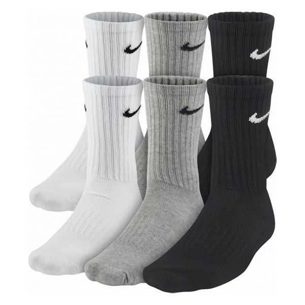 Nike Sosete 6PPK COTTON CUSHION CREW (S,M,L,XL) 